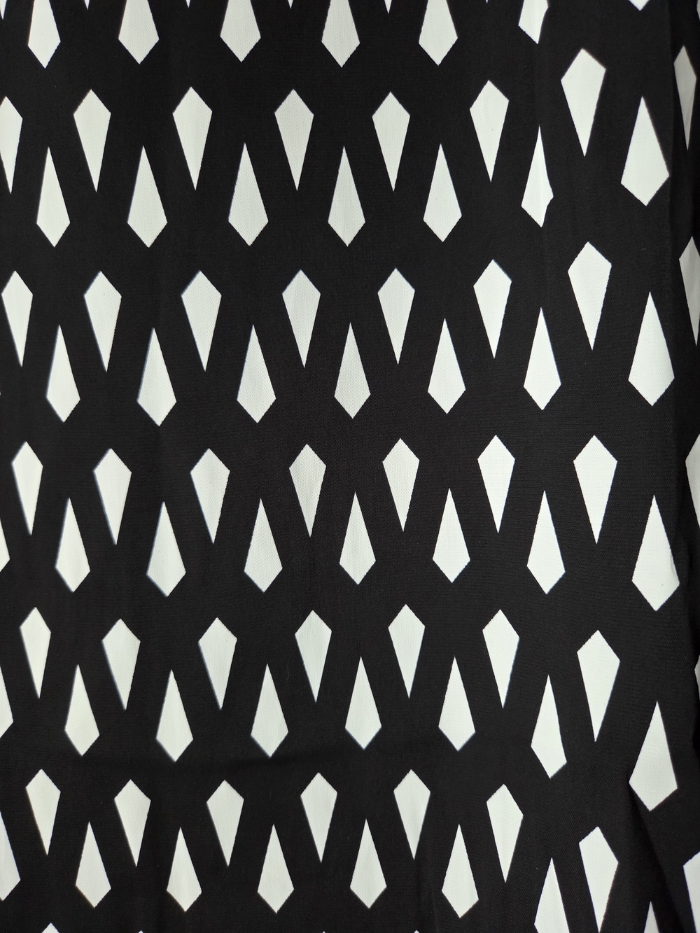 Mario Serrani Black & White Geometric Sleeveless Top Size M - Picture 2 of 11